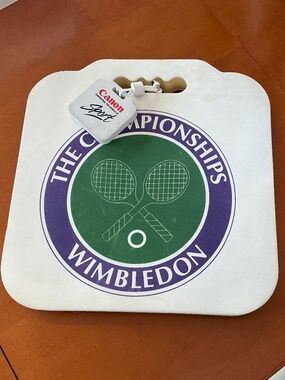 WIMBLEDON Tennis Foam Seat Cushion Collectible